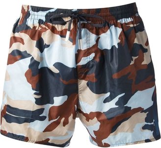 DSquared 1090 DSQUARED2 camouflage swim shorts