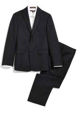 Michael Kors Tonal Plaid Wool Suit (Big Boys)