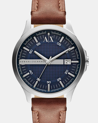 Armani Exchange Men's Brown Analogue - Dark Brown Men's Analogue Watch - Size One Size at The Iconic