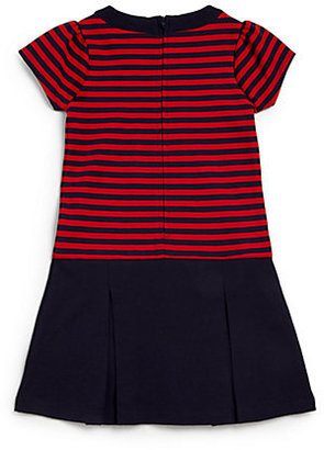 Hartstrings Toddler's & Little Girl's Striped Ponte Dress