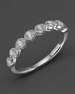 Bloomingdale's Diamond and 14K White Gold Stackable Ring, .25 ct. t.w.