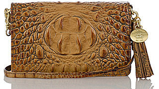 Brahmin Toasted Almond Collection Amelia Cross-Body Bag