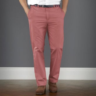 Charles Tyrwhitt Washed red flat front Slim fit weekend chinos