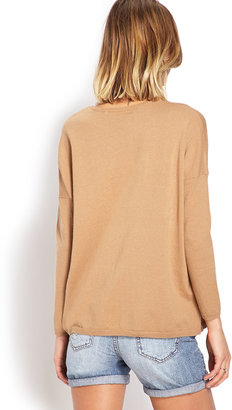 Forever 21 Relaxed Crew Neck Sweater