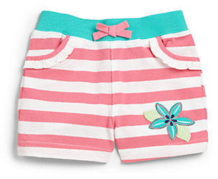 Hartstrings Infant's Striped Cotton Pique Shorts