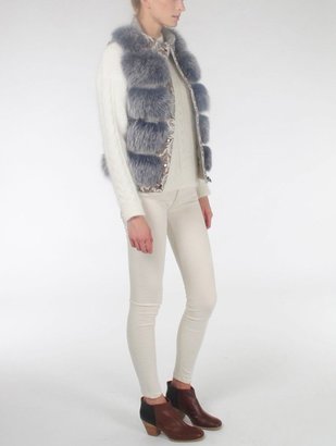 Timo Weiland Lyla Vest with Fur Detail