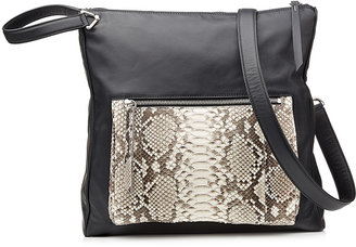 Maison Margiela Leather Bag with Python