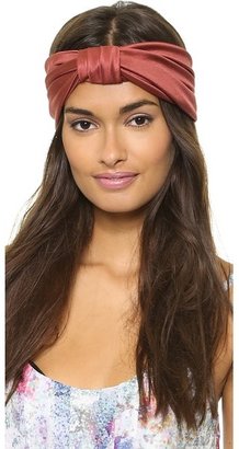 Jennifer Behr Silk Jersey Turban Headband