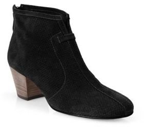 Aquatalia by Marvin K Xcellent Perforated Suede Ankle Boots