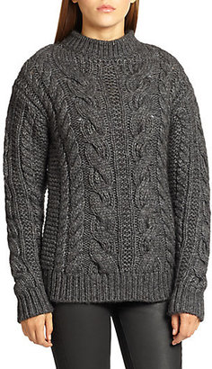 Belstaff Brea Cable-Knit Sweater