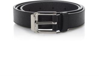 Givenchy BELTS GRAINY LEATHER BELT WITH Black