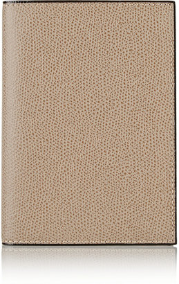 Valextra Textured-leather passport cover