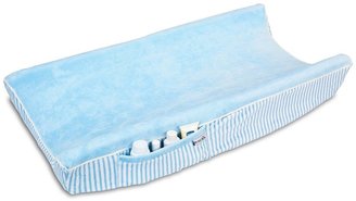 Munchkin Fashion Diaper Changer Cover - Blue Stripes and Dots