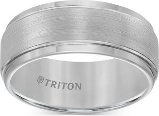 Triton Men's Ring, Tungsten Carbide Comfort Fit Wedding Band 9mm Band