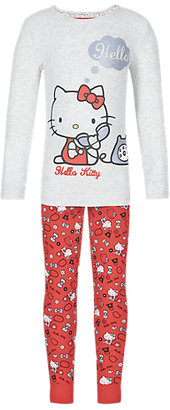Hello Kitty Cotton Rich Stay Soft Pyjamas (1-7 Years)