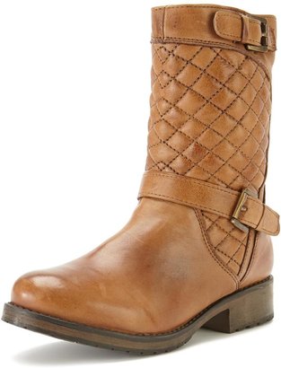 Lotus Conroe Leather Quilted Biker Boots