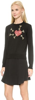 Carven Sweater with Heart & Arrows