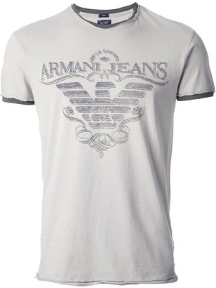 Armani Jeans logo print t-shirt