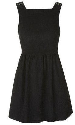Topshop Womens **Pinafore Dress by Goldie - Black