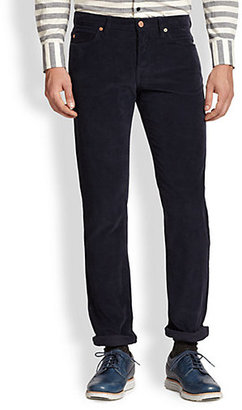 Band Of Outsiders Corduroy Five-Pocket Trousers