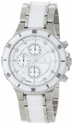 Bulova Women's 98P125 Substantial Ceramic and Stainless-Steel Construction Watch