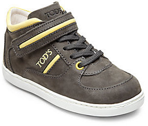 Tod's Toddler's & Kid's Suede Grip-Tape & Lace-Up Sneakers