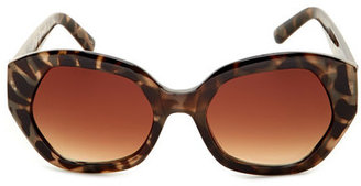 Steve Madden Oversized Geo Sunglasses