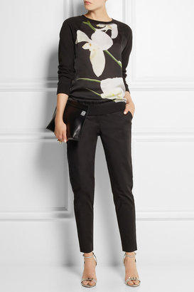 Altuzarra for Target Orchid-print georgette and cotton-blend sweatshirt