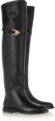 Valentino Animalia leather over-the-knee boots