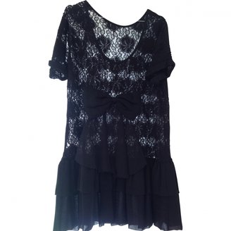 Manoush Black Lace And Open Back Dress