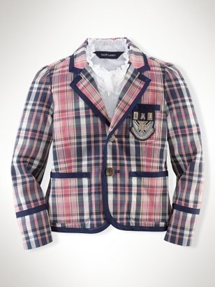 Ralph Lauren Cotton Madras Jacket