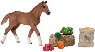 Schleich Foal Eating Playset