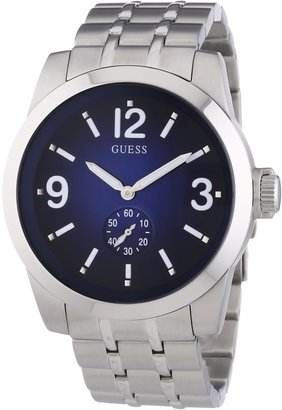 GUESS GUESS? Men's W13571G2 Stainless Steel Case And Bracelet Blue Dial Watch