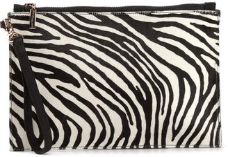 Anna Baiguera zebra print clutch