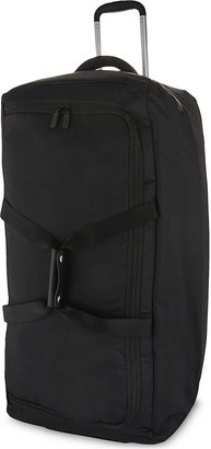 Lipault Black Foldable Wheeled Duffel Bag, Size: 78cm