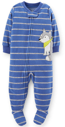 Carter's Toddler Boys' One-Piece Footed Fleece Pajamas