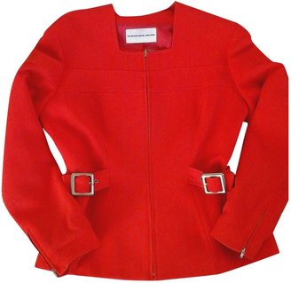 Thierry Mugler Red Wool Jacket