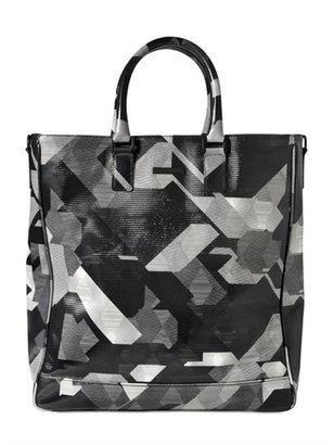 Emporio Armani Digital Camouflage Coated Leather Bag