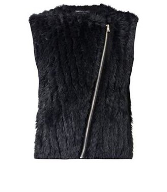 Marc by Marc Jacobs Abbey rabbit fur and wool-blend gilet