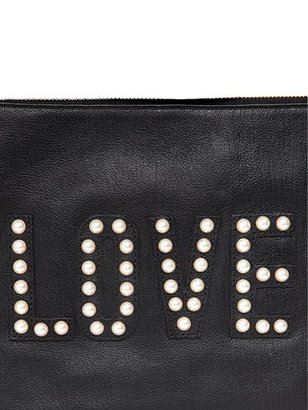 Rebecca Minkoff Love Embellished Leather Pouch