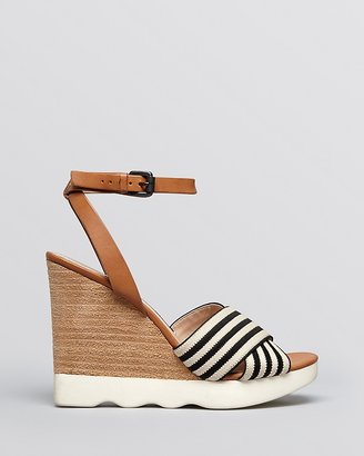 French Connection Platform Wedge Ankle Strap Sandals - Jane