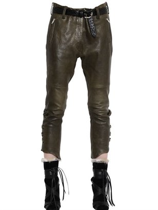 Isabel Marant Nappa Leather Trousers