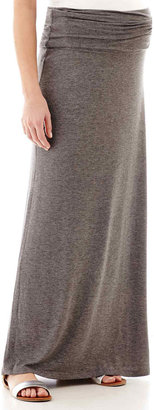 JCPenney Maternity Knit Maxi Skirt