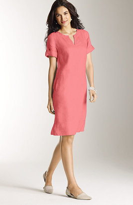 J. Jill Easy linen tab-sleeve dress