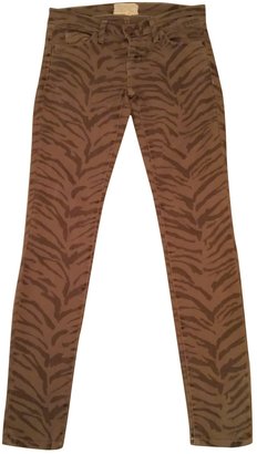 Current/Elliott CURRENT ELLIOTT Zebra print Cotton - elasthane Jeans