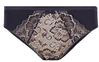 Adored Peony Lace High Leg Knickers with Cool ComfortTM Technology