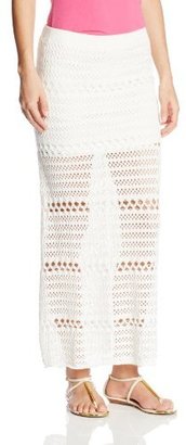 Roxy Juniors Solimarsun Crochet Maxi Skirt