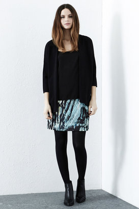 Warehouse Paint Print Quilted Skirt