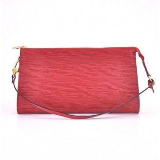 Louis Vuitton excellent (EX Red Epi Pochette Accessories Bag