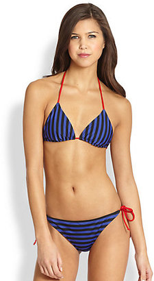 Pret-a-Surf Striped Triangle Bikini Top